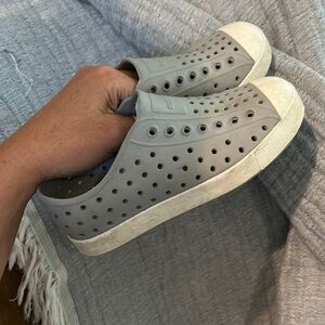 Grey native shoes 12
